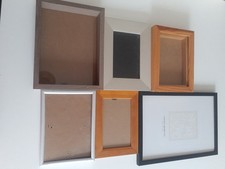 7 Bilderrahmen mit Aufsteller in Unterschiedlichen Größen