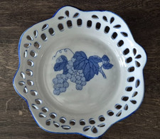 Obstteller, Obstschale blau