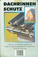 Dachrinnenschutz Dachrinnen-Abdeckung Laubschutz Laubfänger Regenrinnengitter