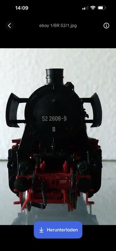 Roco dampflok 52 - h0,