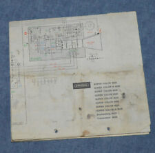 Original Schaltplan für alten Grundig Farbfernseher.  Grundig: Super Color 6020