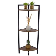 3-stufig Eicheffekt Tisch Ecke