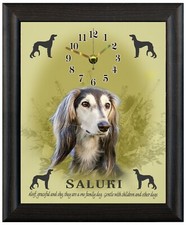 Saluki Uhr Wand oder