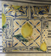 Deko-Kissen Italien Amalfi Zitronen Fliesen