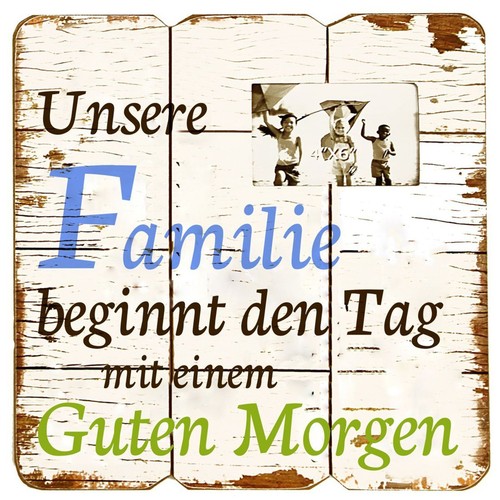 Wandbild holz dekoschild - wandbild,