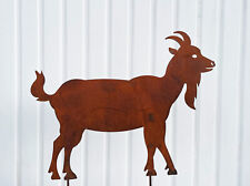 Ziege zum Stecken 46x59cm Gartenstecker Edelrost Rost Ziegenbock Zicklein