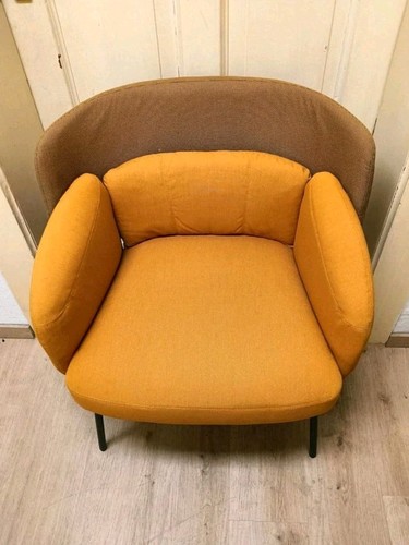 Sessel single sofa gelb nur - single,