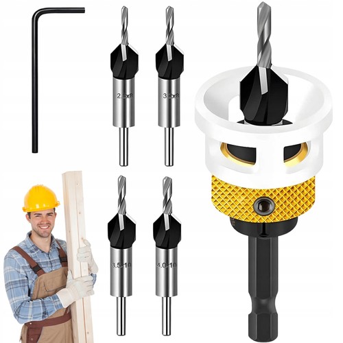 Kegelsenker mit bohrer tlg - bohrer,6,