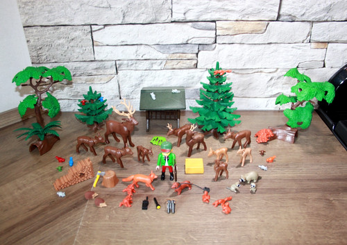 Playmobil wald förster mit - förster,