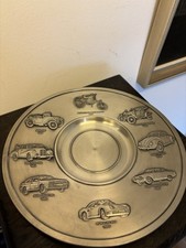 Zinnteller Automobil Motive