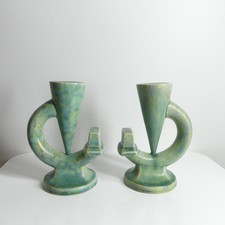 Art Deco Kerzen Leuchter Paar