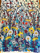 Meterware Malimo Blumen