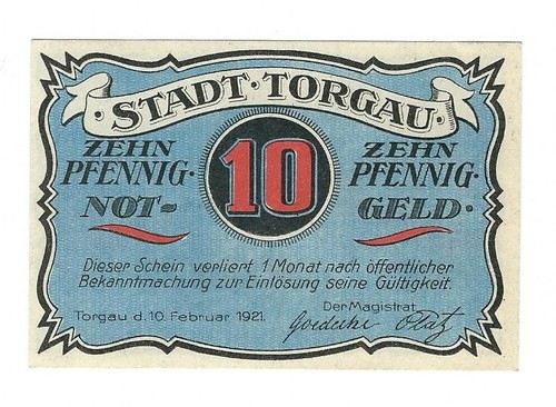 Notgeld torgau stadt - notgeld,