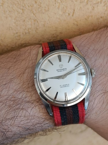 Vintage uhr rodania aquaseal - vintage,