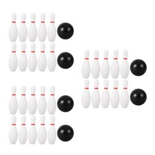  3 Sets Bowlingkugel Kunststoff Kinder Kegelspiel Holz Ball Für Babys