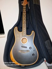 Fender American Acoustasonic Stratocaster Black E-Guitar