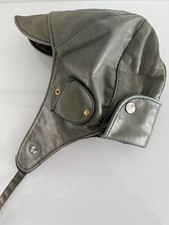 Alte Motorradhaube Lederhaube