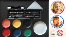 Schminkset Kinder Gesicht Schminke Karneval Halloween Fasching Make up 13 teilig