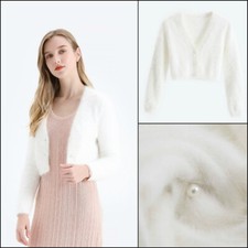 ANGORA WOLLE STRICKJACKE