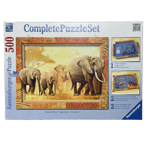 Elefanten familie puzzle 500 - puzzle,