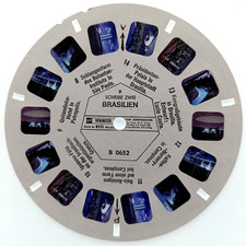 VIEW-MASTER 3D REEL⭐ BRASILIEN ⭐ deutsch ! Sao Paulo ! Stereo Bildscheibe B0652