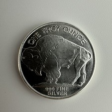 1 oz Silver Buffalo Round .999