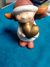 niedlicher Keramik- Engel 18 cm