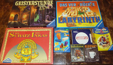 Spiele Paket, Konvolut aus 8 Spielen, Ravensburger u.a.Markenspiele,ab 8 Jahre(2