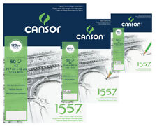 Canson Zeichenpapier / Skizzenpapier - 50 Blatt Skizzenblock DIN A5 bis DIN A3