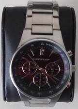 Dunlop Herrenuhr mit schwarzes Ziffernblatt