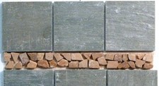 Naturstein Bordüre 30x3 cm Marmor Einleger Mosaik Fliese R200 Expressversand