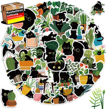 Katzenaufkleber Wasserdicht 60