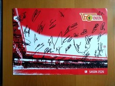 Werbepkakat vom 1. FC Union