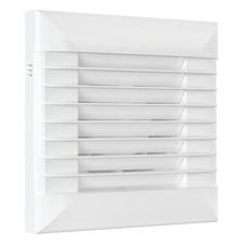 B-WARE Abluftlüfter mit automatischen Jalousien, Feuchtesteuerung, Timer, 100mm
