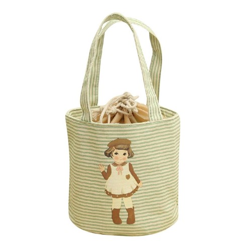 Canvas lunch bag isolierte - canvas,