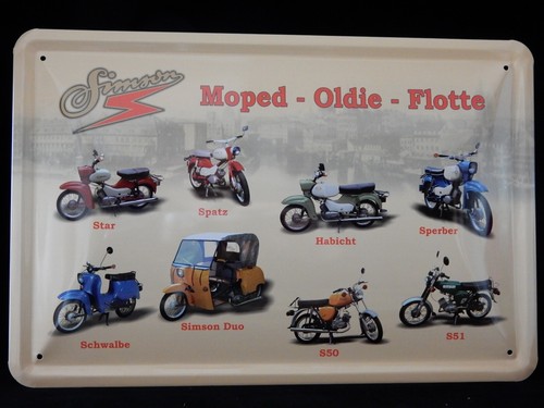 Blechschild simsonland simson - simsonland,