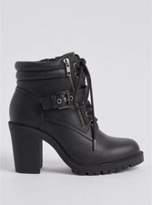 High heel combat boots - combat, gr