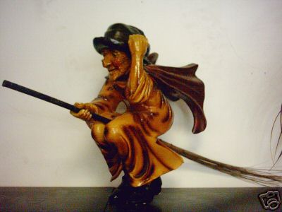 Figur hexe hängend fliegend - figur,