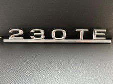 Nameplate "230TE" lettering