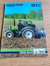 Prospekt Deutz Fahr Dx 4.70 6.05 Sprache: NL tractor brochure traktor 20