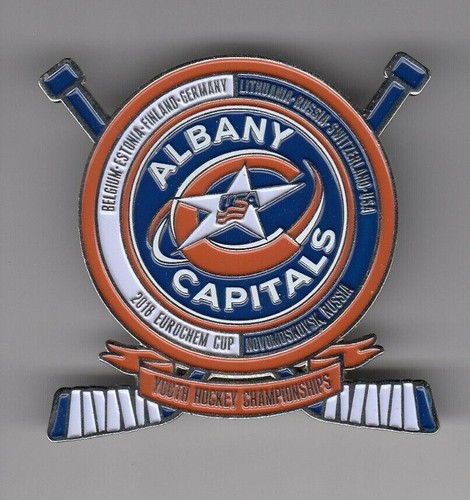 Eishockey pin albany capitals - eishockey,