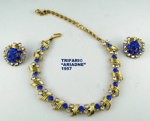 Trifari demi parure - trifari©,