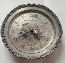 Wanduhr - Zinn - Retro Vintage