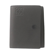 Loewe Grey Leather Trifold