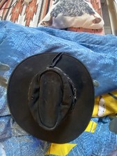 Lederhut Australien Cowboy S Schwarz Leder Echt Driza-Bone