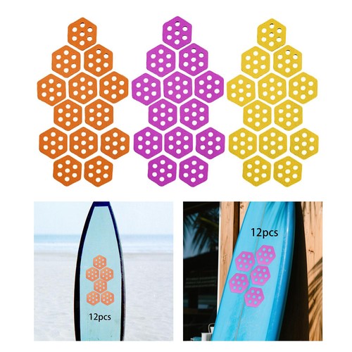 12x hexagon surfbrett traktion - surfbrett,