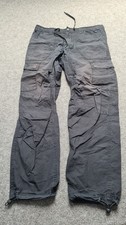 H&M Cargohose Baumwolle Jogger schwarz Gr. M Herren