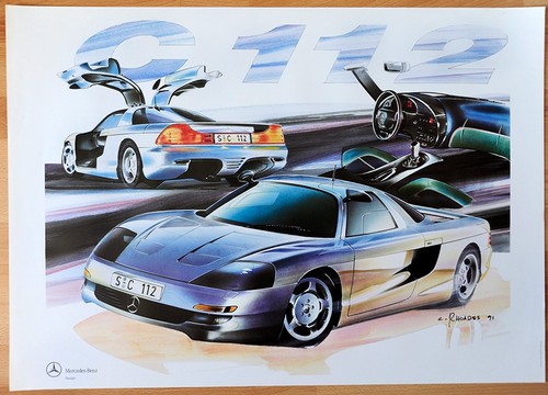 Original mercedes plakat - original,