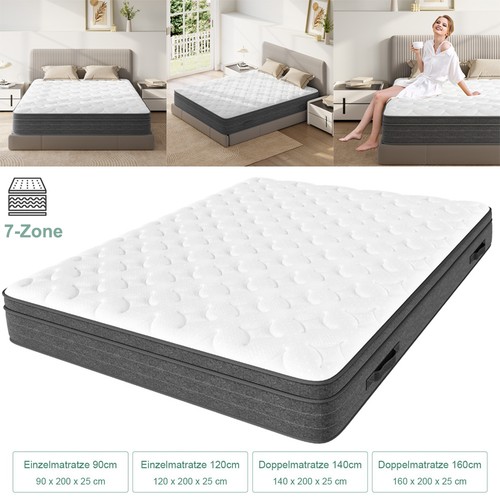 Zone matratze 25cm - 7-zone,