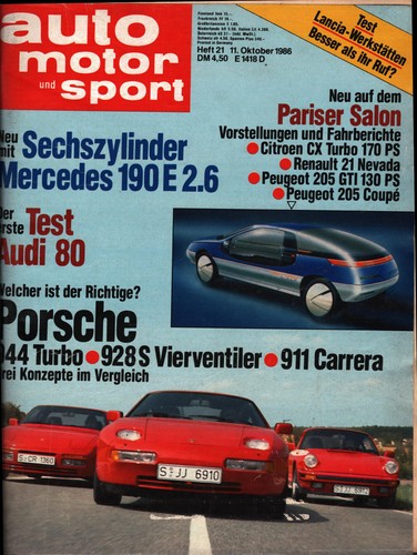 Zeitschrift auto motor und - motor,